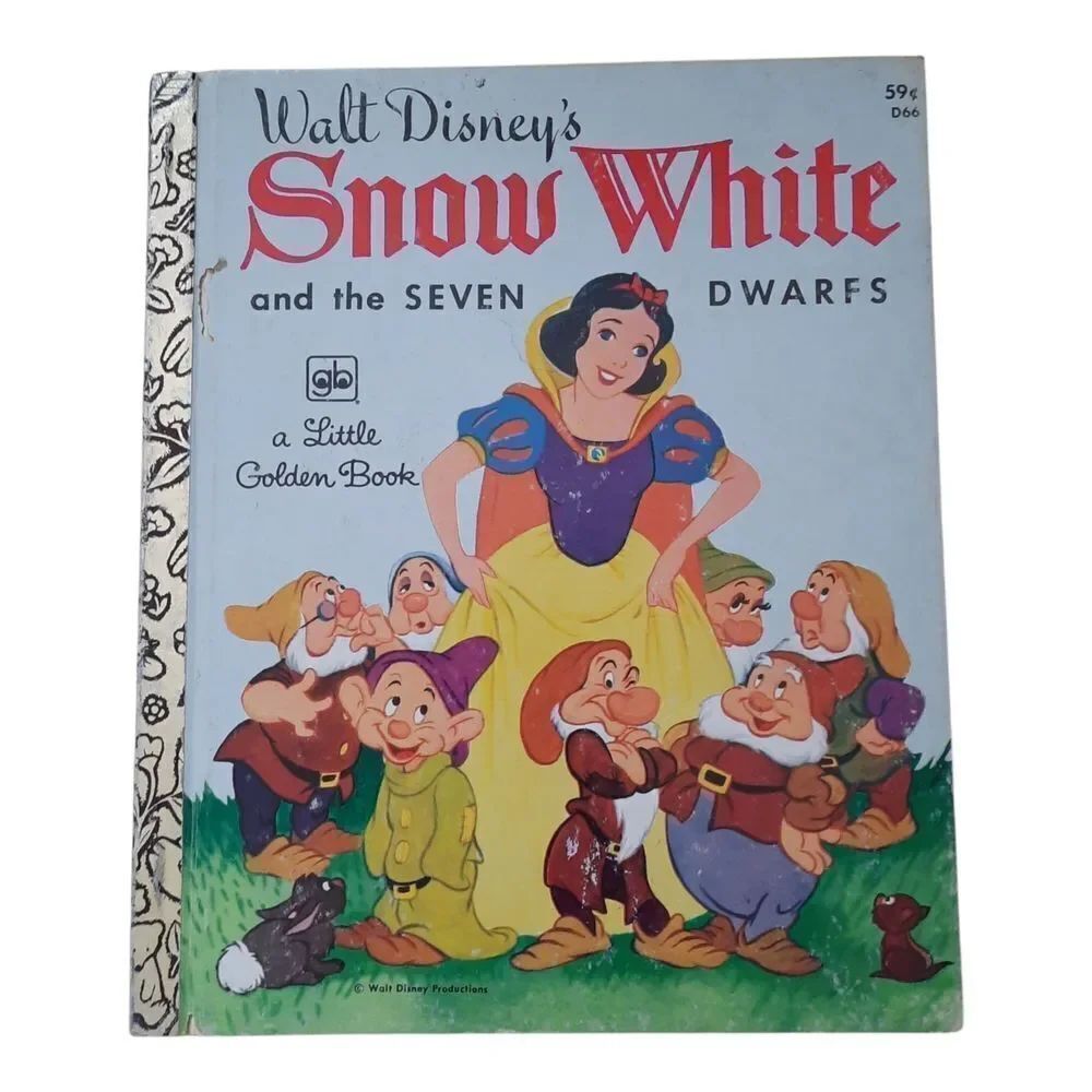Disney Snow White and the Seven Dwarfs Little Golden Book